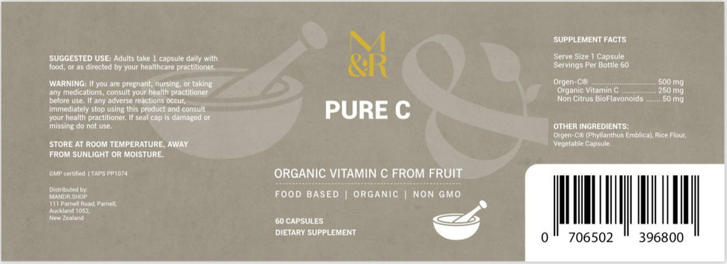 Natural Supplements - Pure Vitamin C - A Powerhouse Supplement